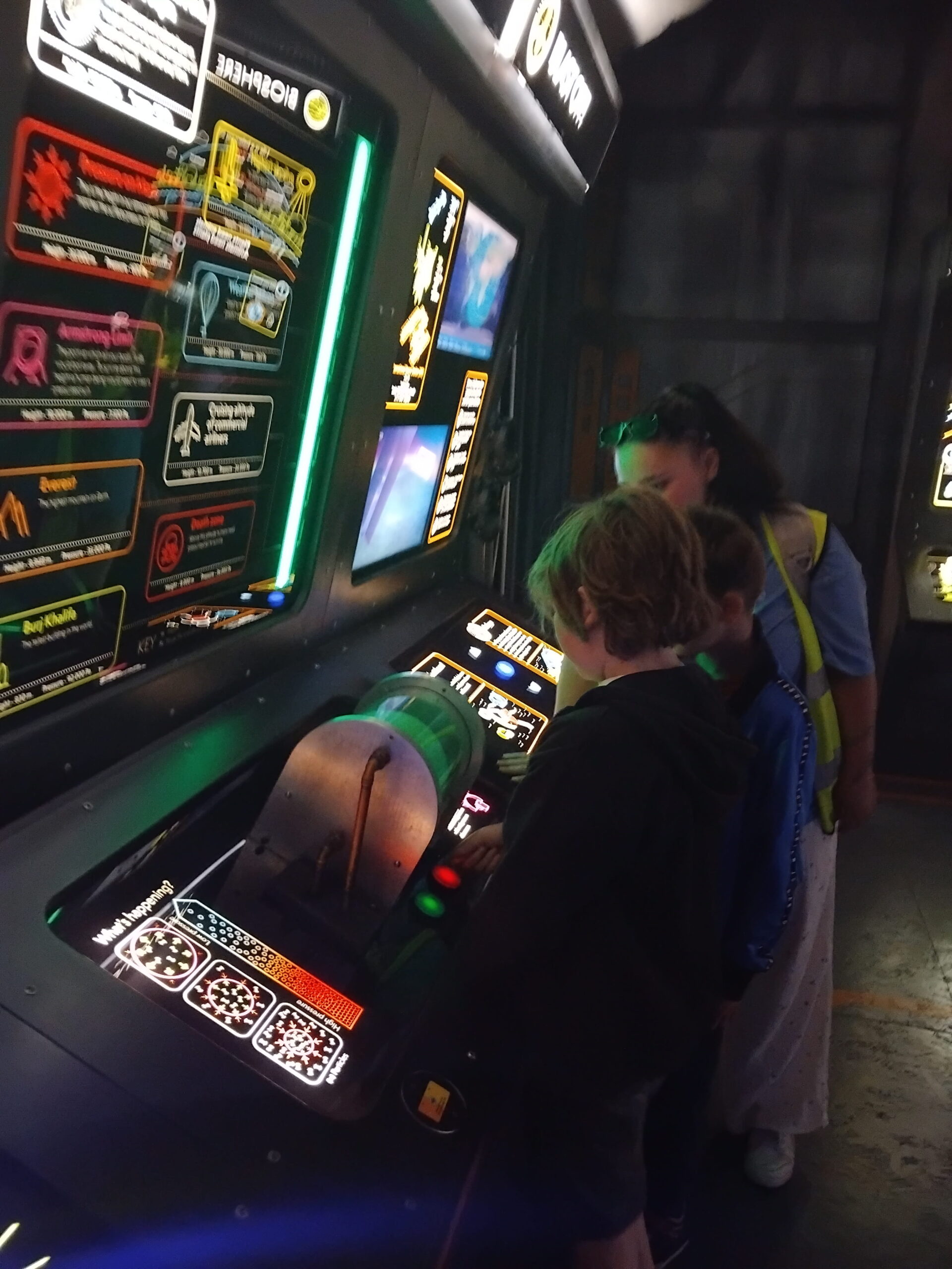 Years 6 to 9 learners from The Stable School explore space and science during an educational visit to Winchester Science Centre, including an immersive planetarium experience.